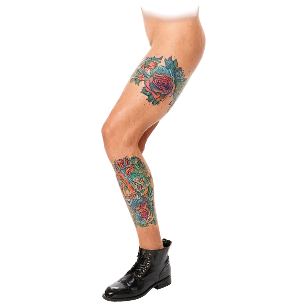 Latest-Colored-Tattoo-on-the-Leg-PNG-Stylish-and-Detailed-Artwork-for-Men