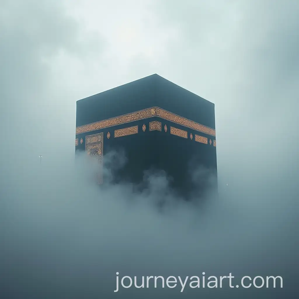 Kaaba-in-Swirling-Mist-Cloud