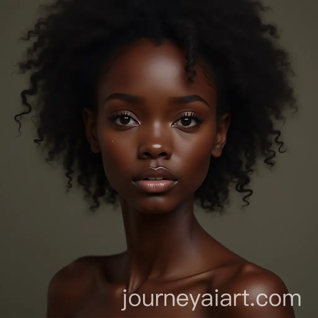 Realistic-Portrait-of-a-Black-Woman-in-Natural-Lighting