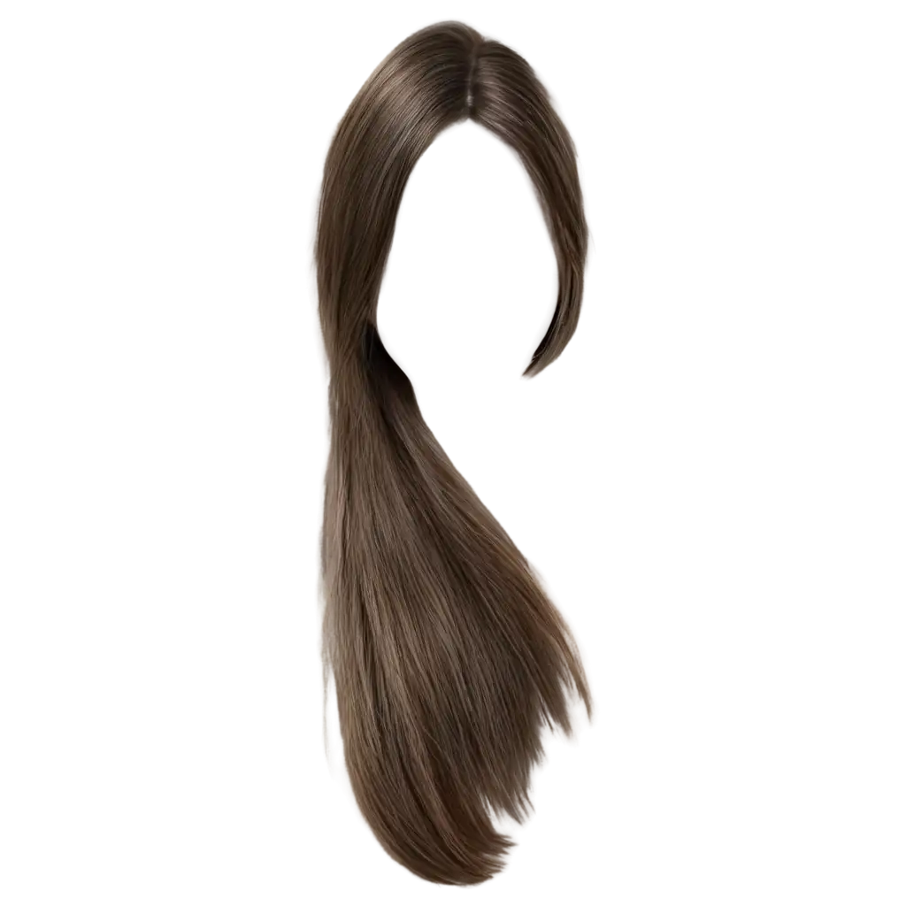 Hair-PNG-Image-Without-Human-Face-for-Versatile-Use-in-Design-and-Graphics