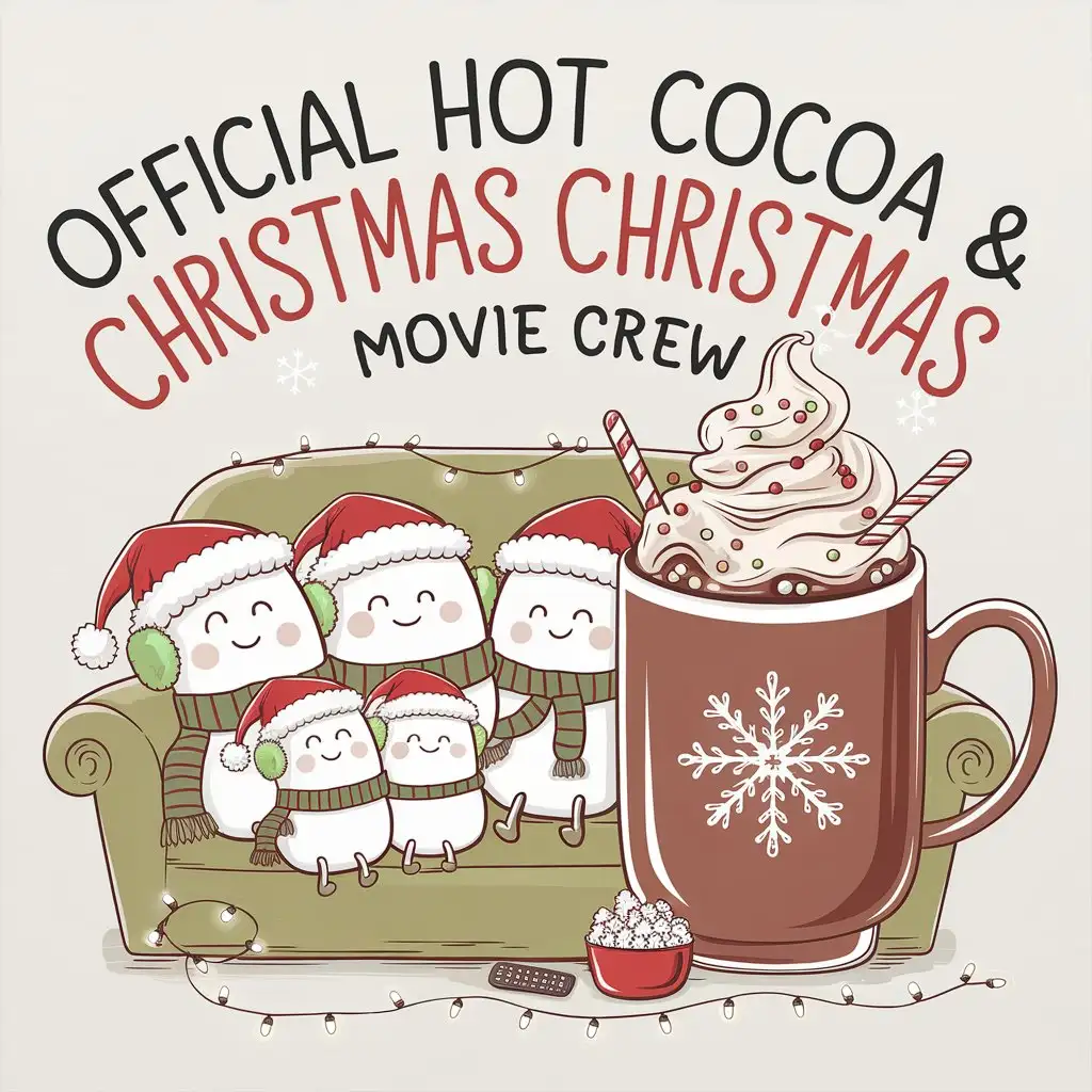 Adorable-Christmas-Movie-Crew-Mug-Design-with-Marshmallow-Family-and-Hot-Cocoa