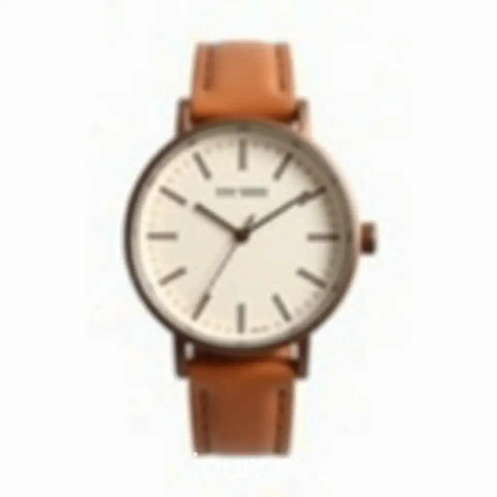 Light-Brown-Leather-Watch-Strap-Inspired-by-Dun-Huang-Aesthetics