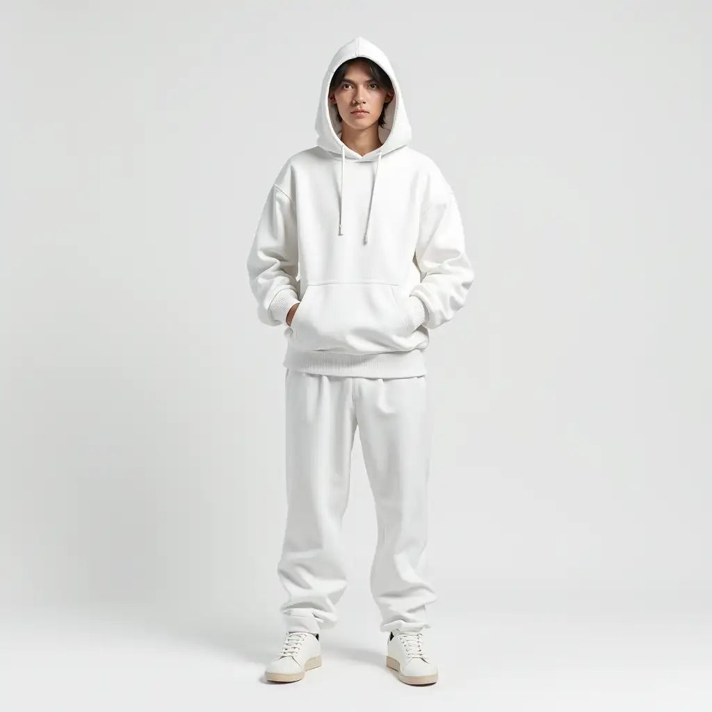 Unisex-Street-Fashionable-Hoodie-and-Pants-Mockup-on-Real-Human-Model