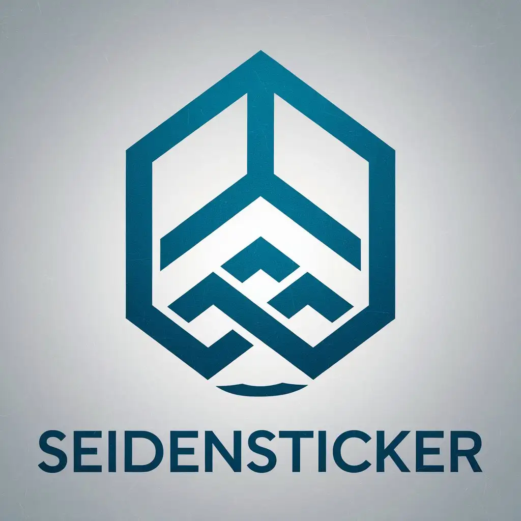 LOGO Design for Seidensticker Azure Towering Climb Symbolizing Growth and Team Cooperation