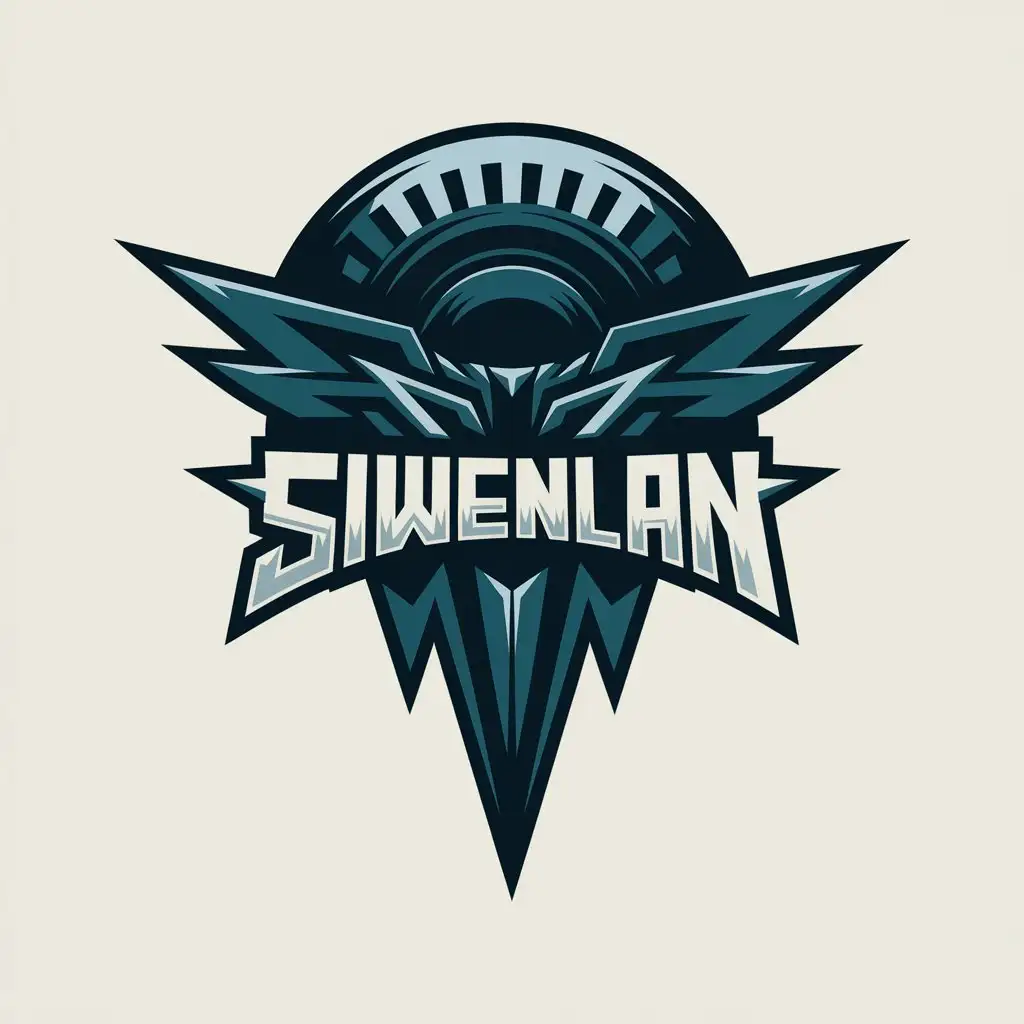 a vector logo design,with the text "SIWENLAN", main symbol:band logo,Moderate,clear background