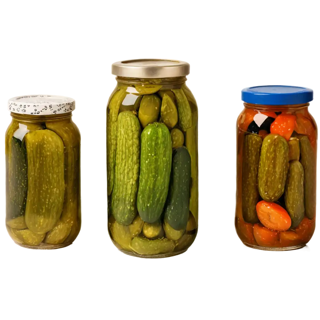 Vibrant-Gourmet-Pickles-Pack-PNG-Image-for-Culinary-Delights-HighQuality-Visuals-for-Your-Recipes-and-Branding