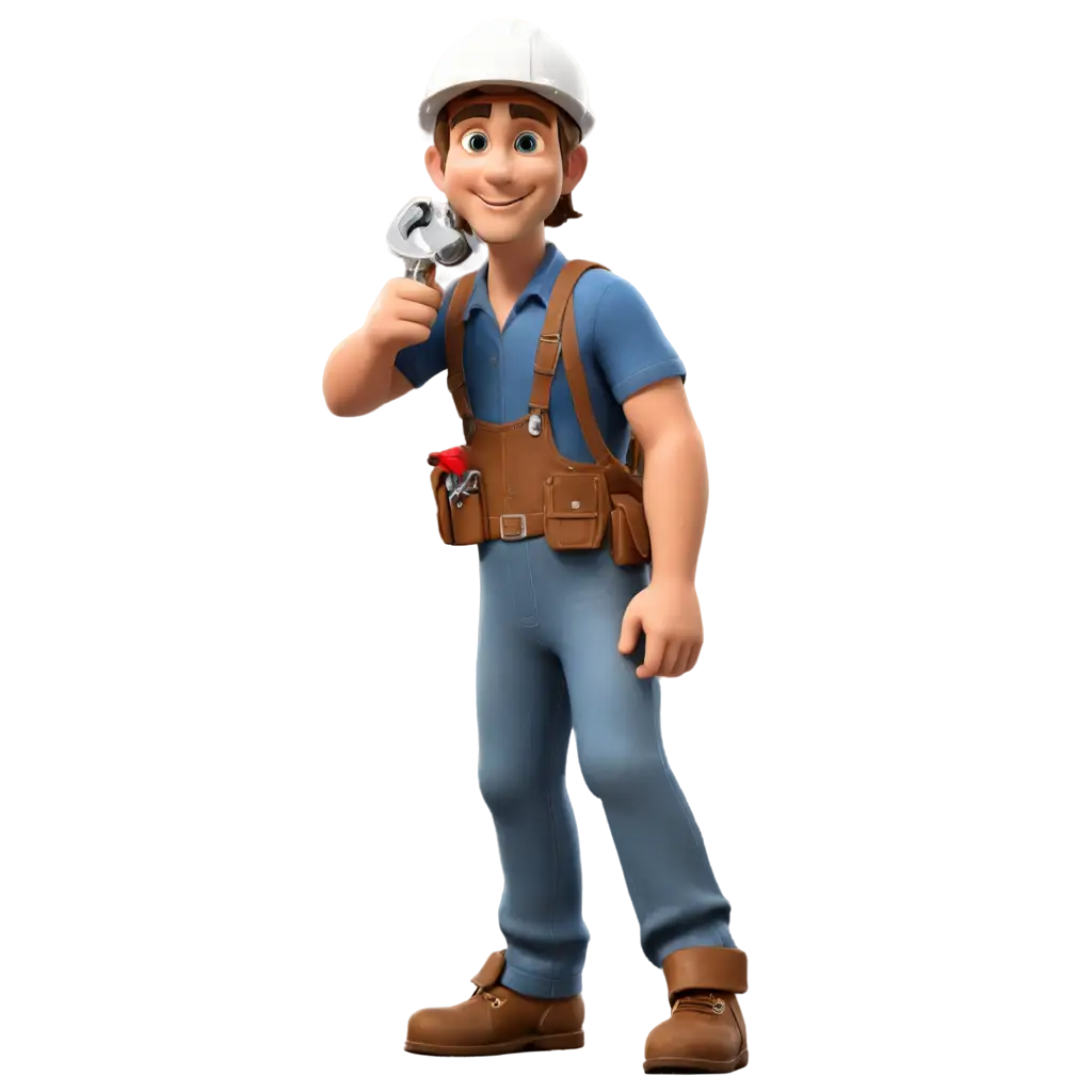 HighQuality-PNG-Image-of-a-Professional-Plumber-for-Versatile-Applications