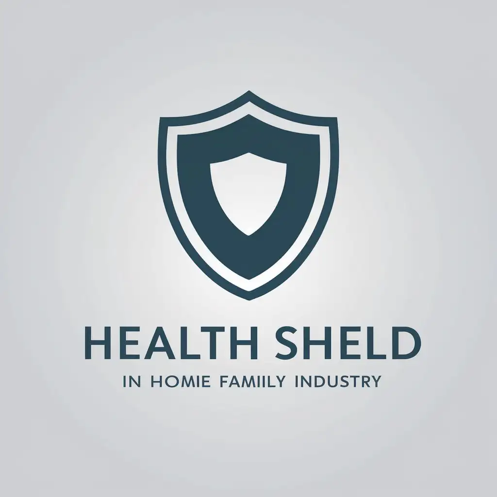 LOGO-Design-For-Health-Shield-Vector-Logo-with-Symbol-of-for-Home-Family-Industry