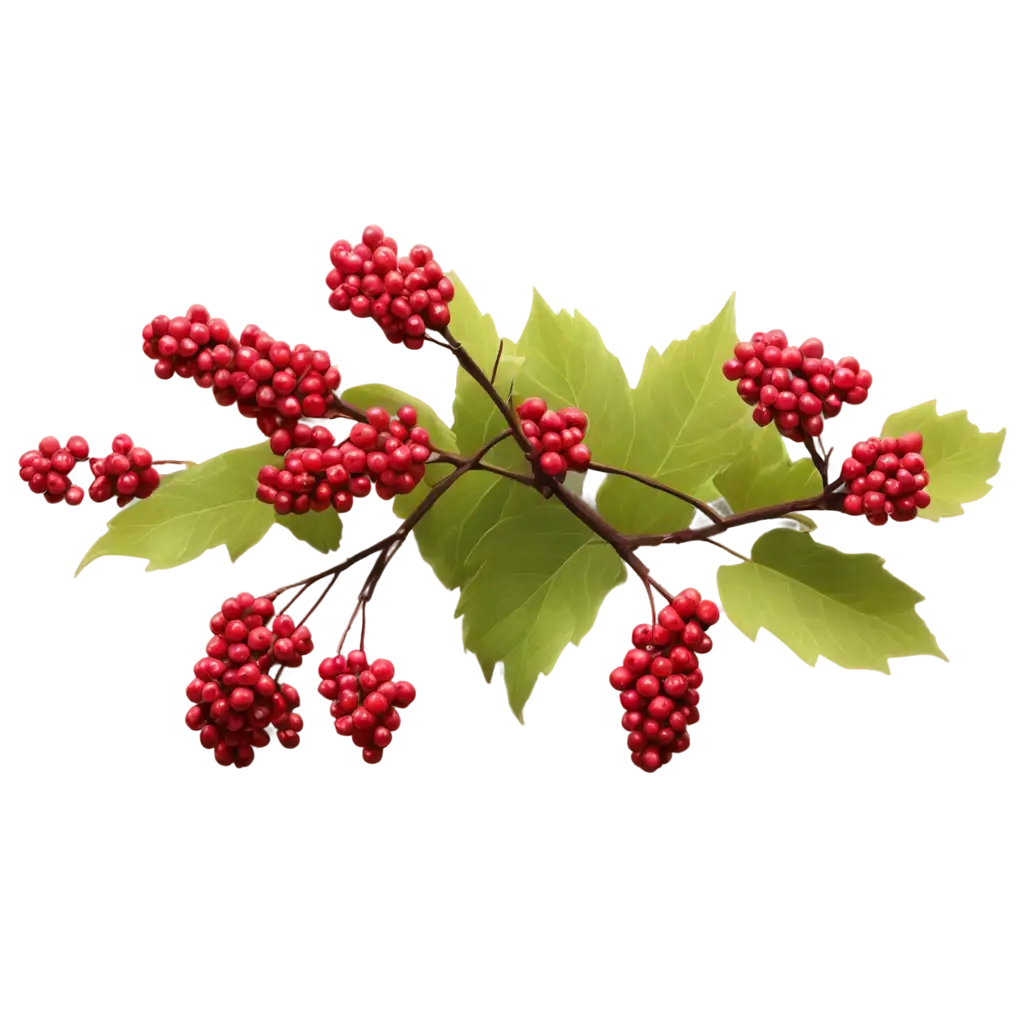 Stunning-3D-Viburnum-Branch-PNG-A-Feast-of-Berries-in-HighResolution