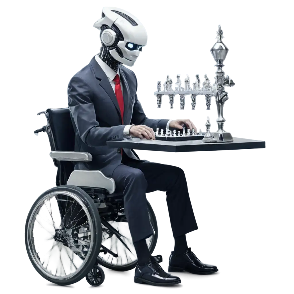 Cybernetic-Chess-Player-in-Wheelchair-HighQuality-PNG-Image-for-Creative-Projects