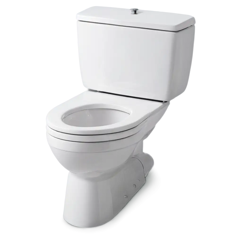 Low-Pixel-Style-PNG-Image-of-a-White-Shiny-Toilet-with-Tank-Enhancing-Clarity-and-Quality