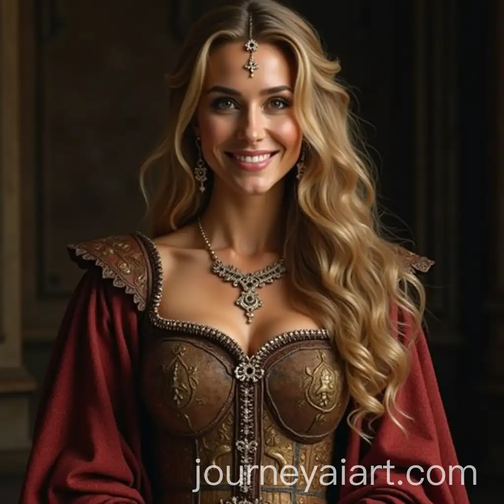 Celine-Dion-in-a-Medieval-Style-Portrait