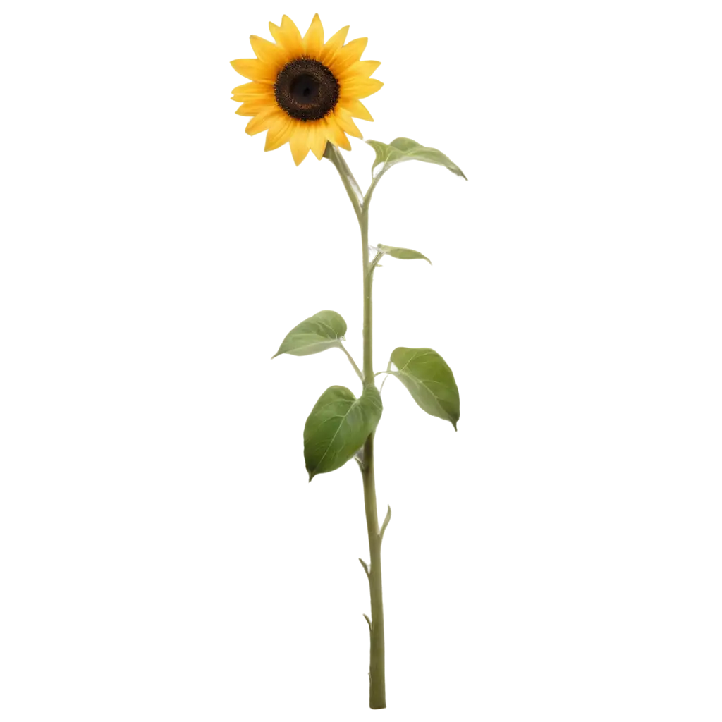 PNG-Image-Prompt-AnalysisSunflower-with-Body-PNG-Image-A-Unique-Visual-for-Creative-Projects