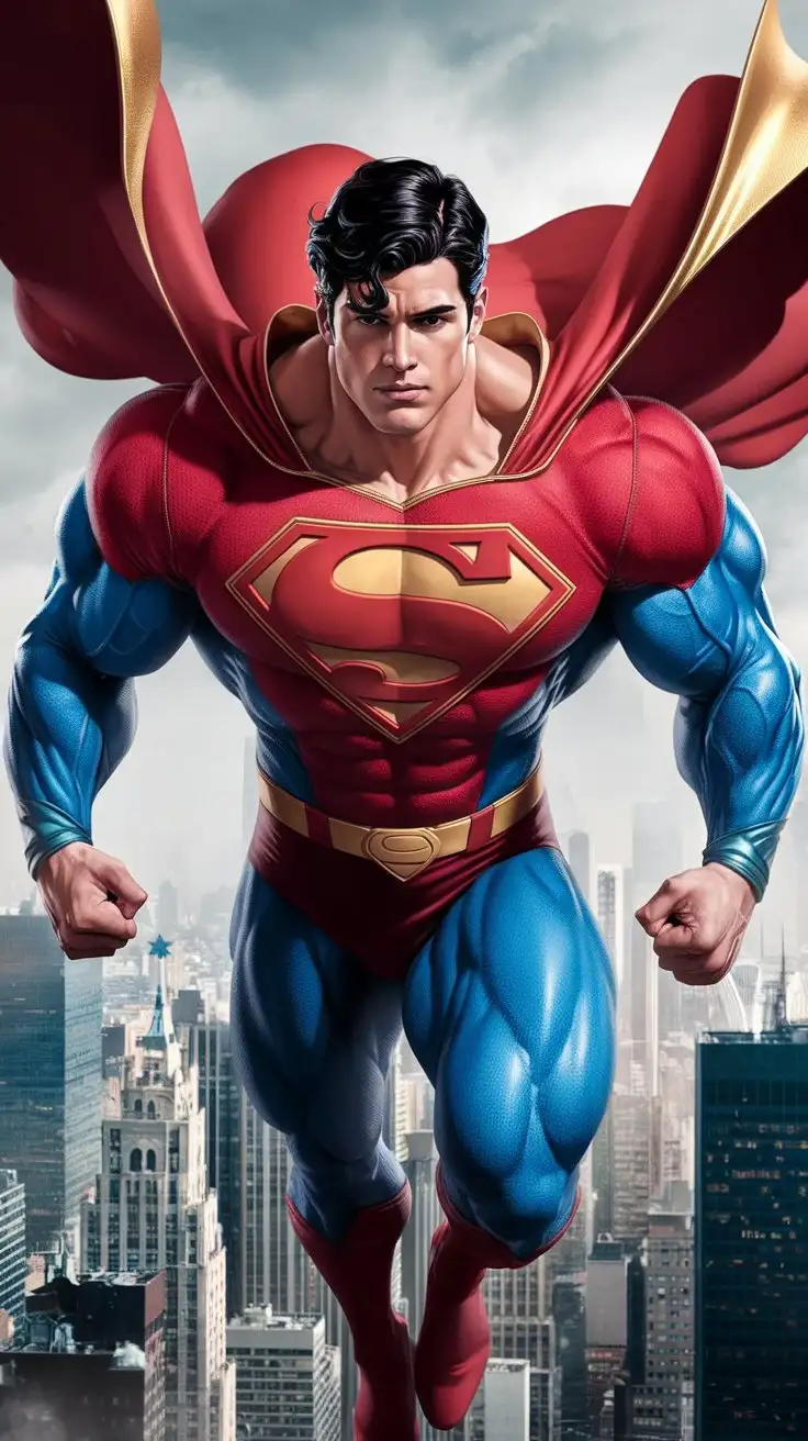 Superpowered-19YearOld-Muscular-Hero-Flying-to-the-Rescue