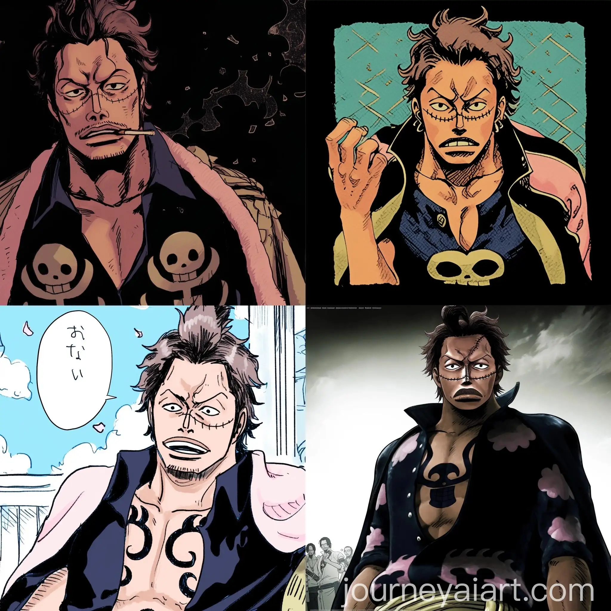 Colorful-Manga-Pirate-Character-from-One-Piece-Series