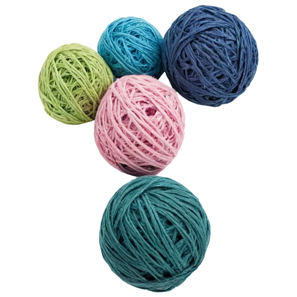 Vibrant-Balls-of-Yarn-HighQuality-PNG-for-Crafting-and-Design