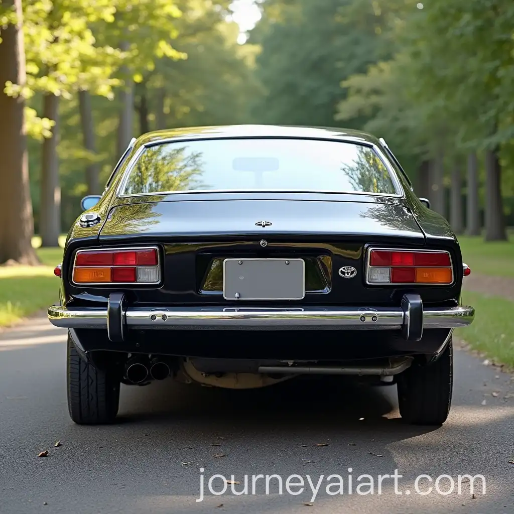 1974-Toyota-Celica-Fastback-Coupe-in-Black-Rear-Side-View