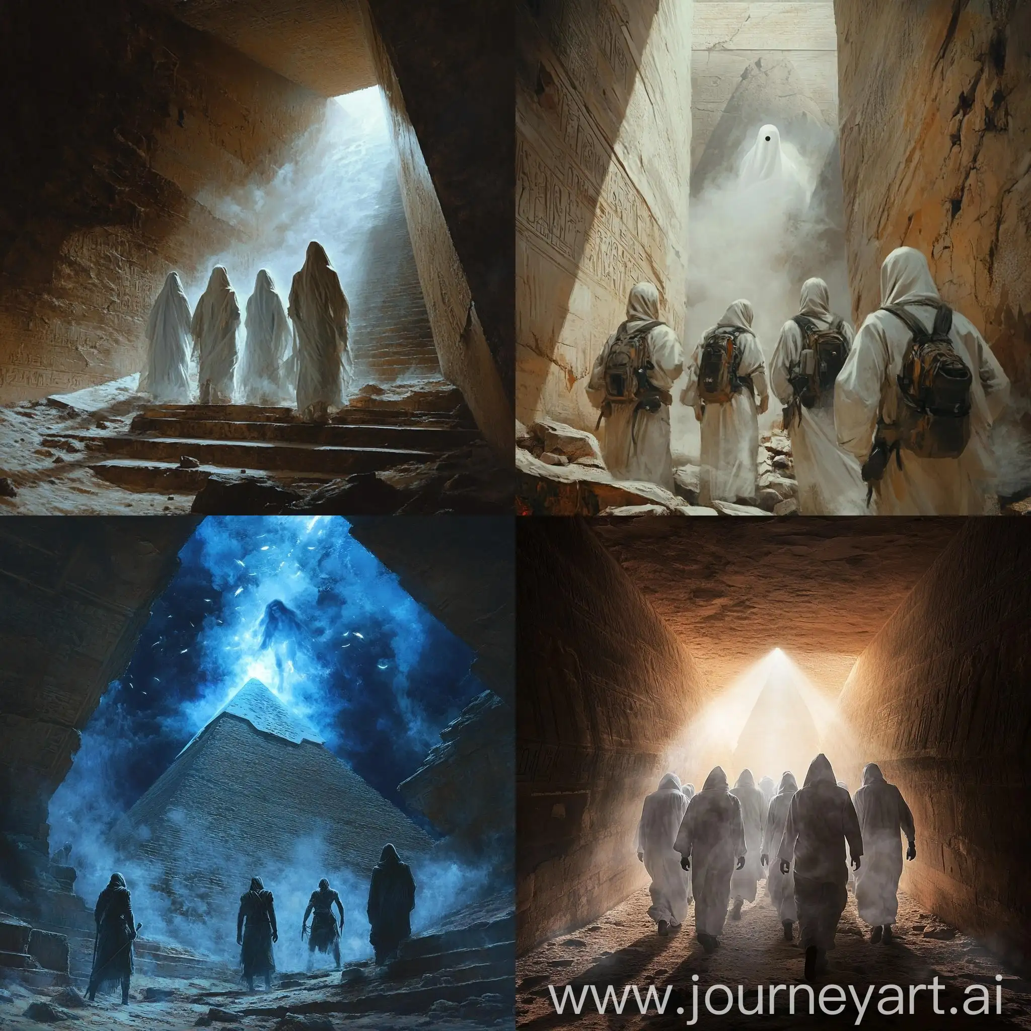 Explorers-Encountering-a-Ghost-Inside-an-Egyptian-Pyramid