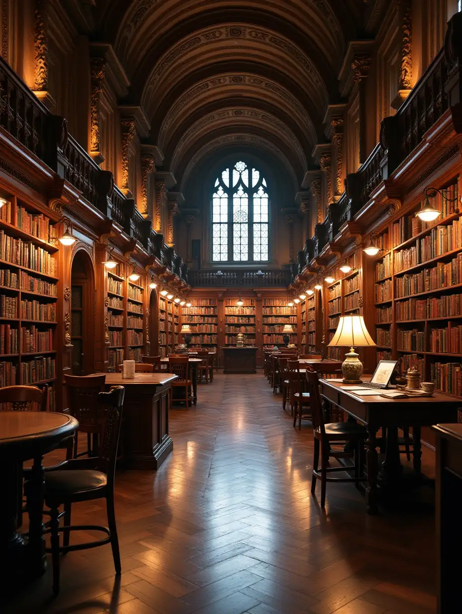 incredibly detailed library