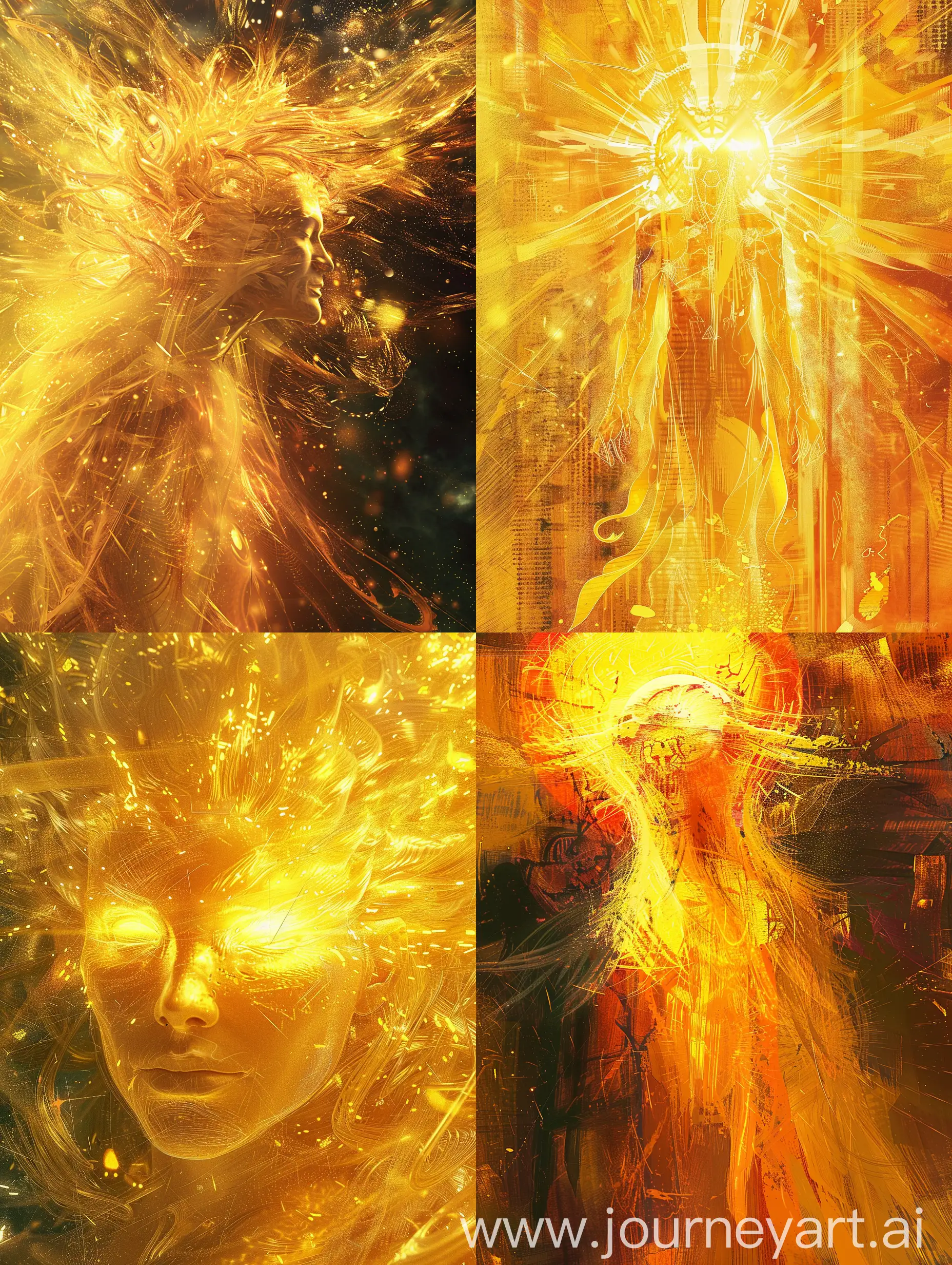 Surreal-Cosmic-Deity-Radiating-Golden-Light