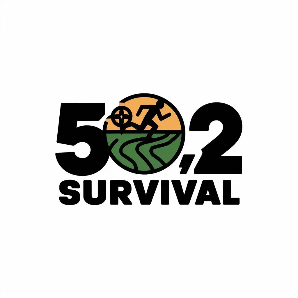 LOGO Design for 502 SURVIVAL Outdoor Adventure Orienteering Race with Sports Fitness Theme