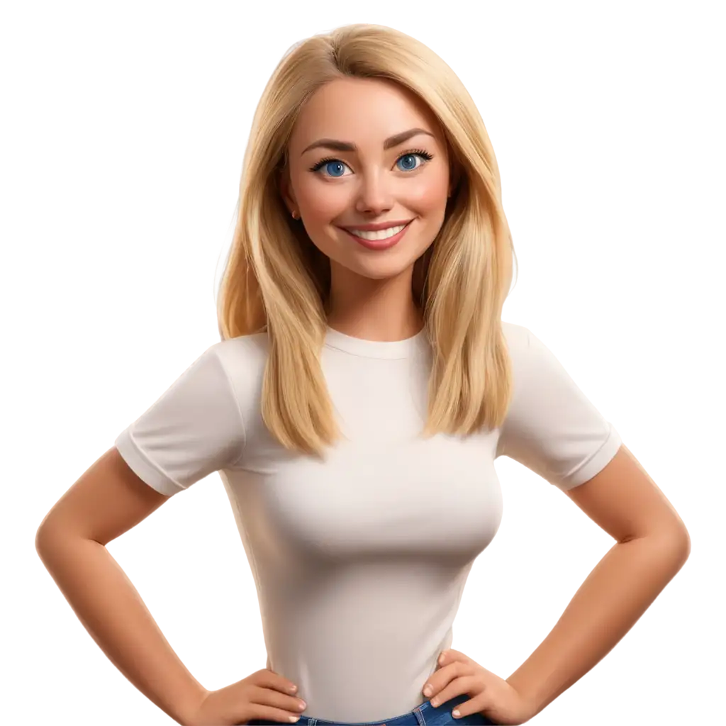 Blonde-Woman-Cartoon-PNG-Image-Vibrant-and-Versatile-Illustration