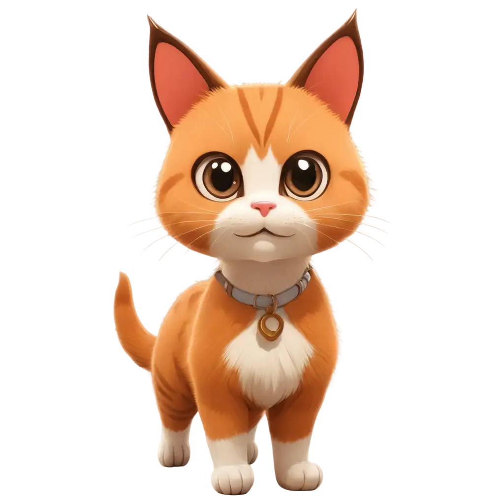 Cute-Cartoon-Anime-Cat-PNG-Image-Perfect-for-HighQuality-Digital-Art-Projects