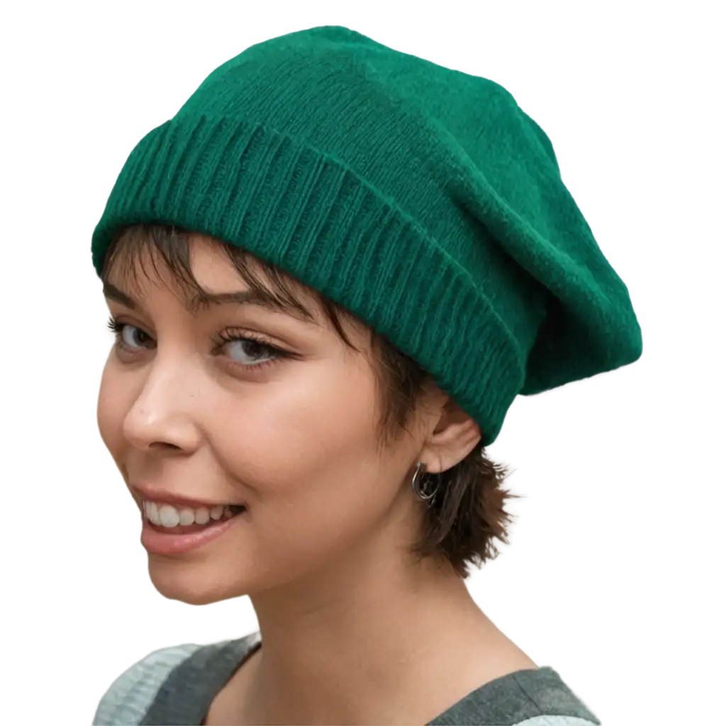 Winter-Green-Hat-PNG-HighQuality-Transparent-Image-for-Various-Uses