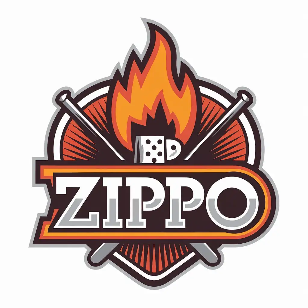 Logo-Design-for-Zippo-Fiery-Emblem-for-Versatile-Application