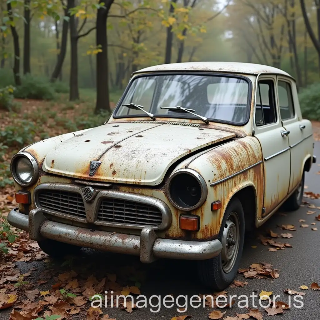 1972-Renault-4L-Wreck-with-Visible-Rust-and-Aged-Mechanics