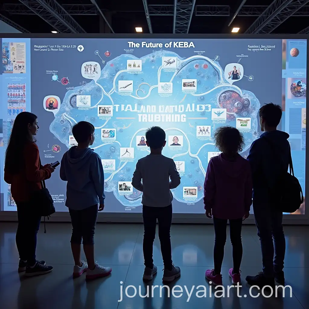 Expo-Visitors-Engaging-with-AIGenerated-The-Future-of-KEBA-Poster