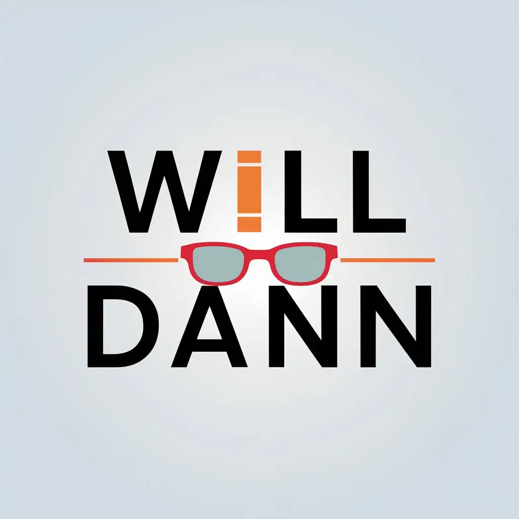 LOGO Design For Will Dann Sun Glasses Vector Logo for Education Industry