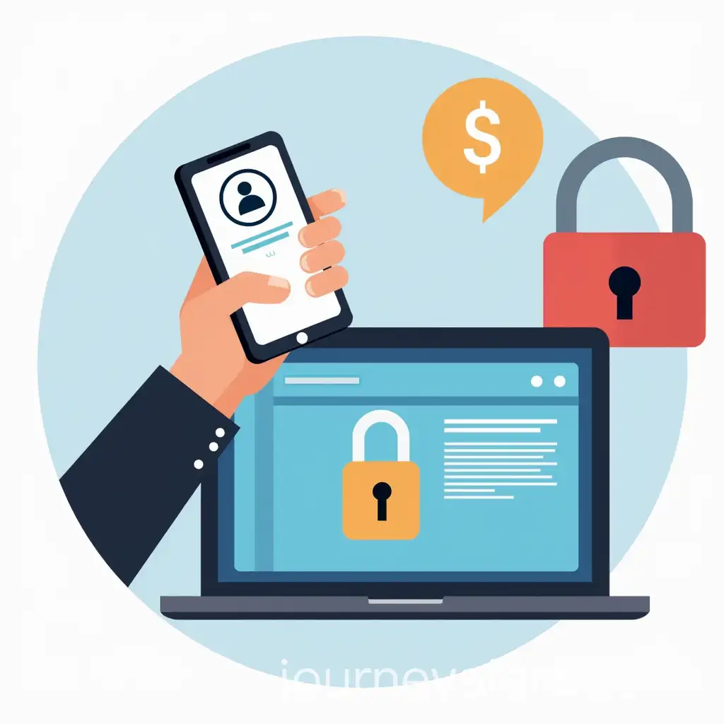 Multifactor-Authentication-MFA-in-Action-Hand-with-Phone-and-Laptop-Padlock