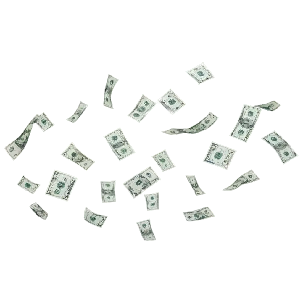 PNG-Image-of-a-Breeze-of-Flowing-Money-HighQuality-Clear-Visualization-for-Digital-Art