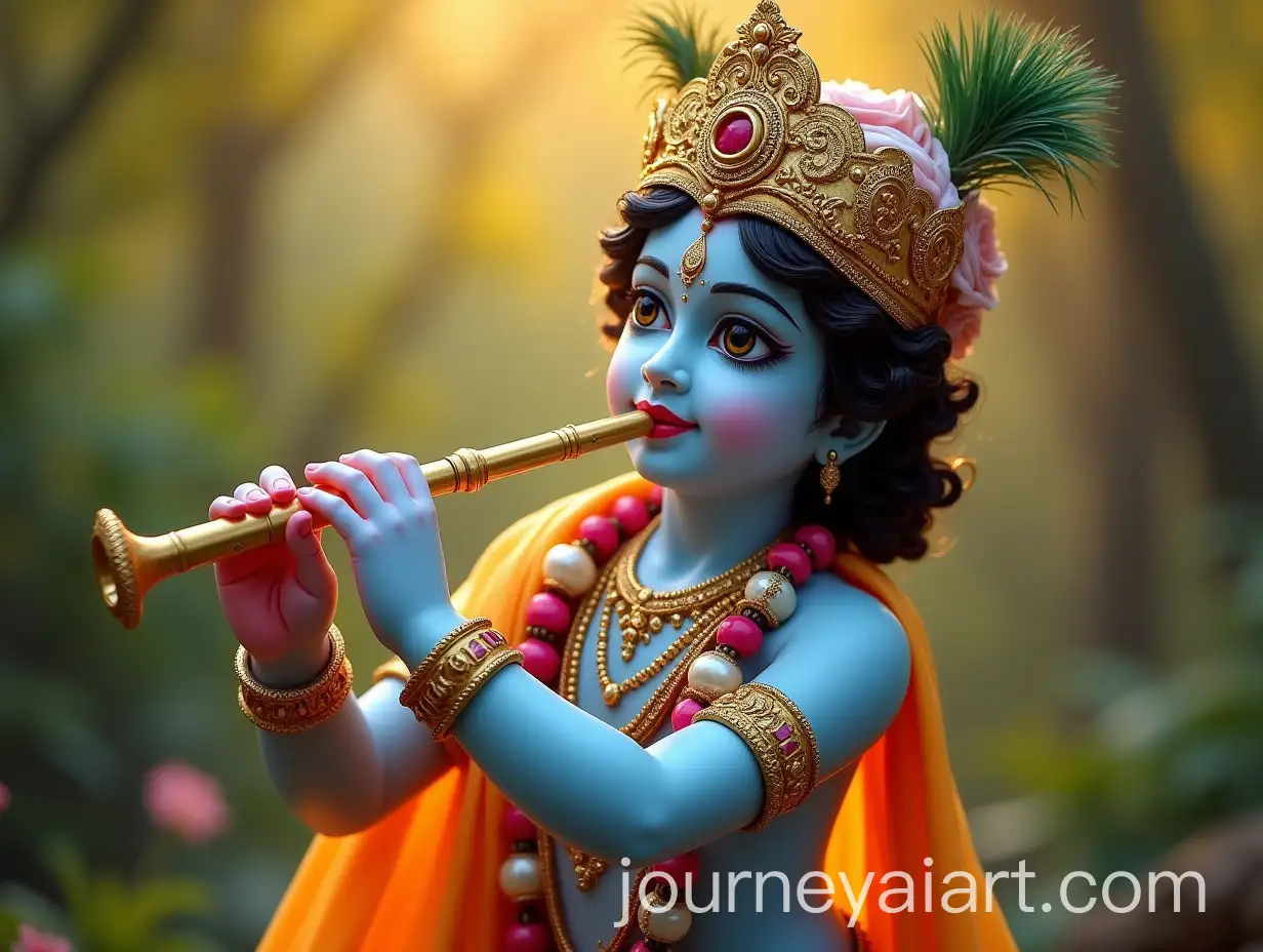 Lord-Krishna-Playing-the-Flute-in-Vrindavan-Symbolizing-Peace-and-Divine-Guidance