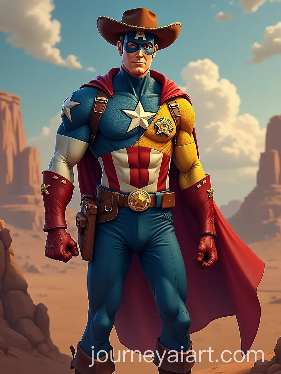 Captain-America-Fused-with-Sheriff-Woody-A-Heroic-Blend-of-Iconic-Characters
