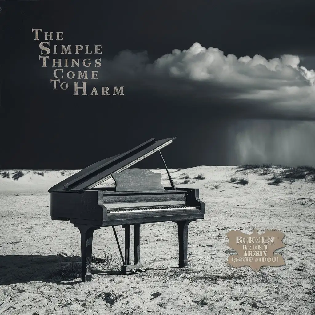 Cover of the music album "The simple things come to harm"