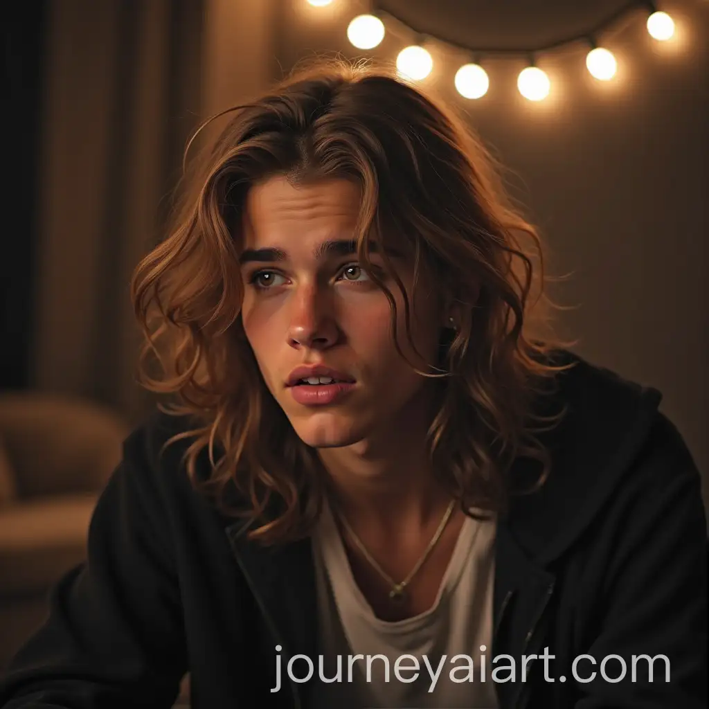 Young-Justin-Bieber-Chatting-with-Friends-Social-Interaction-Scene