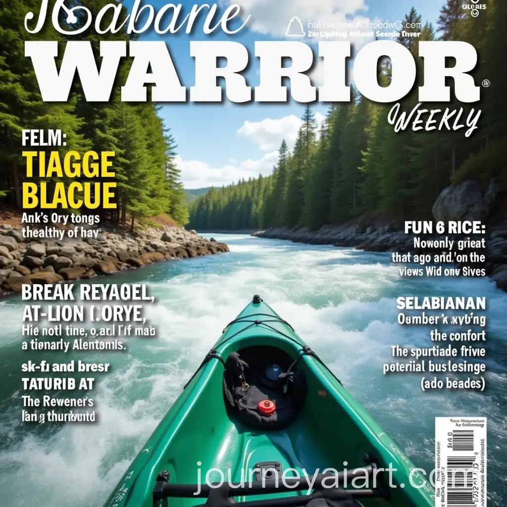 River-Warrior-Weekly-Magazine-Cover-Featuring-Kayak-and-Rapids