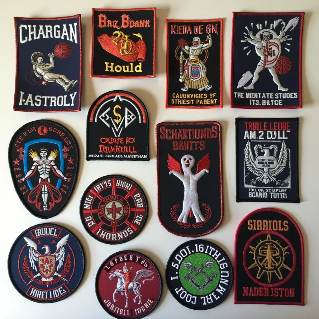 I want a picture of single patches with different designs