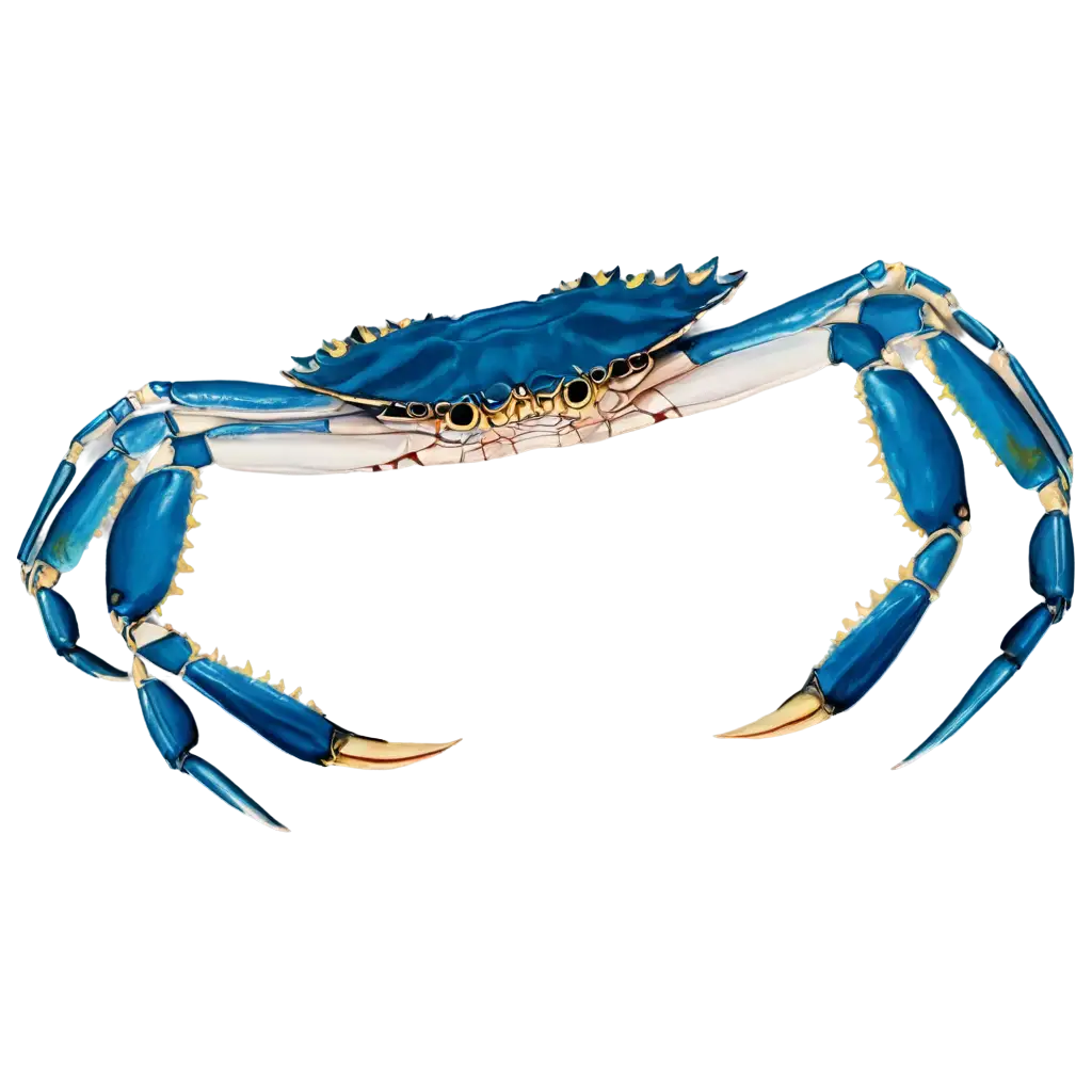 Vibrant-Blue-Swimming-Crab-PNG-Image-HighQuality-Illustration-for-Marine-Life-Enthusiasts