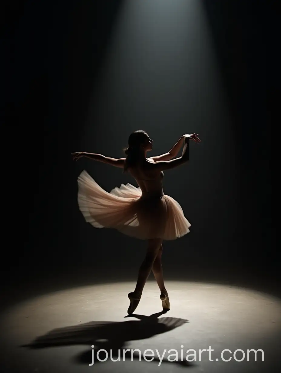 Powerful-Ballet-Performance-with-Graceful-Movement-on-Dimly-Lit-Stage