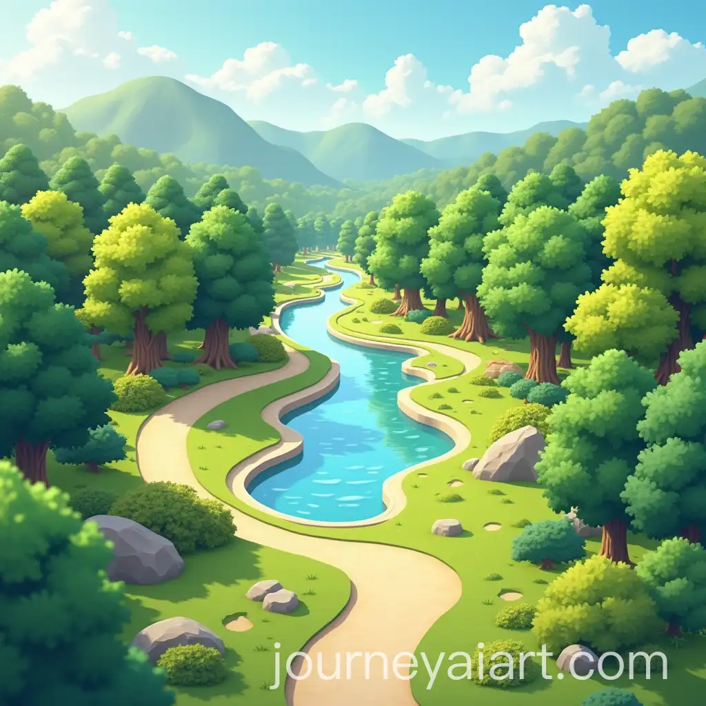 Small-Scale-Park-with-Beautiful-Landscape-in-Landscape-Mode