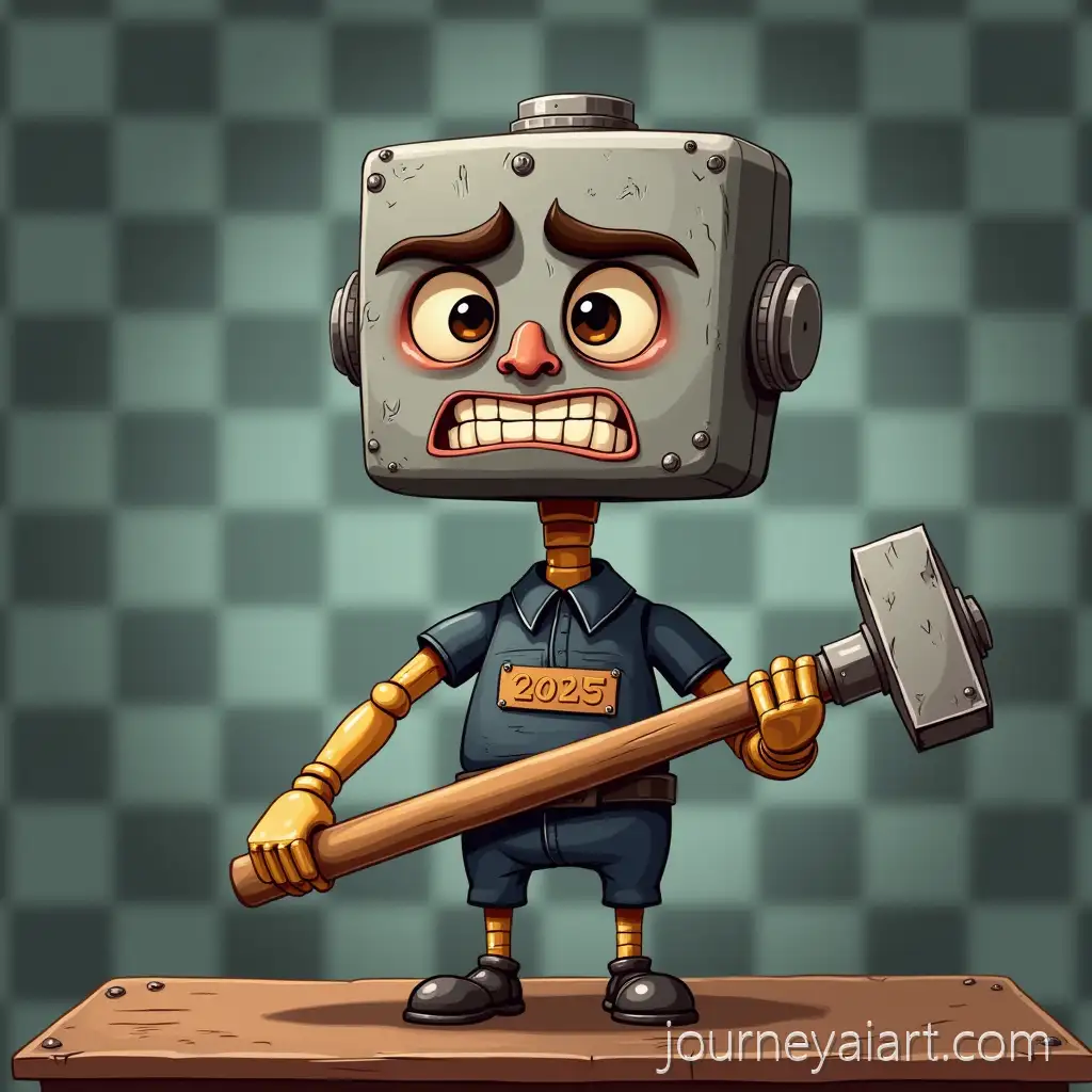 Cartoon-Hammer-Character-with-Guilt-Expression-and-Plaque-2025
