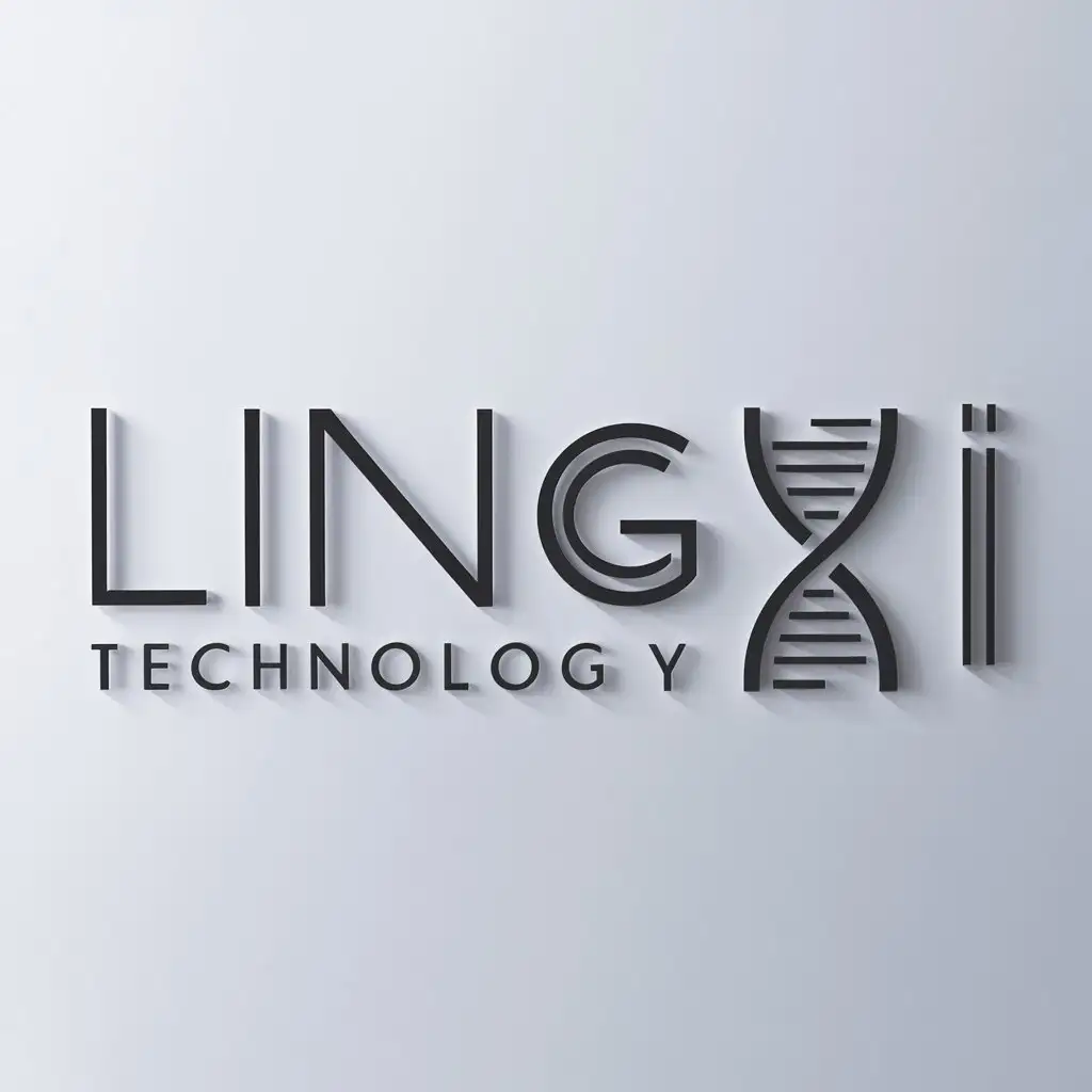 LOGO-Design-for-Lingyi-Technology-Minimalistic-Biology-Symbol-for-Technology-Industry