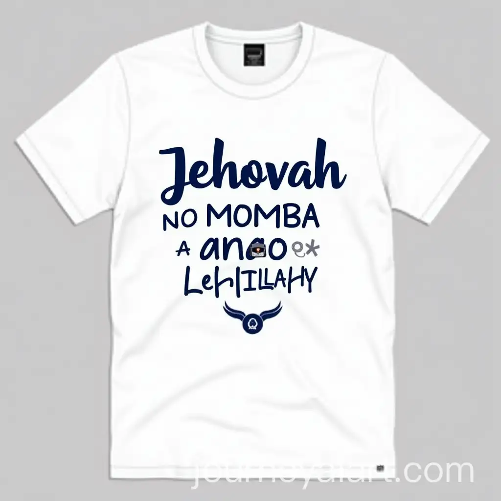 White-TTshirt-Design-ExpansionShirt-Design-with-Jehovah-no-momba-anao-ry-lehilahy-mahery-in-Navy-Blue-and-Logo