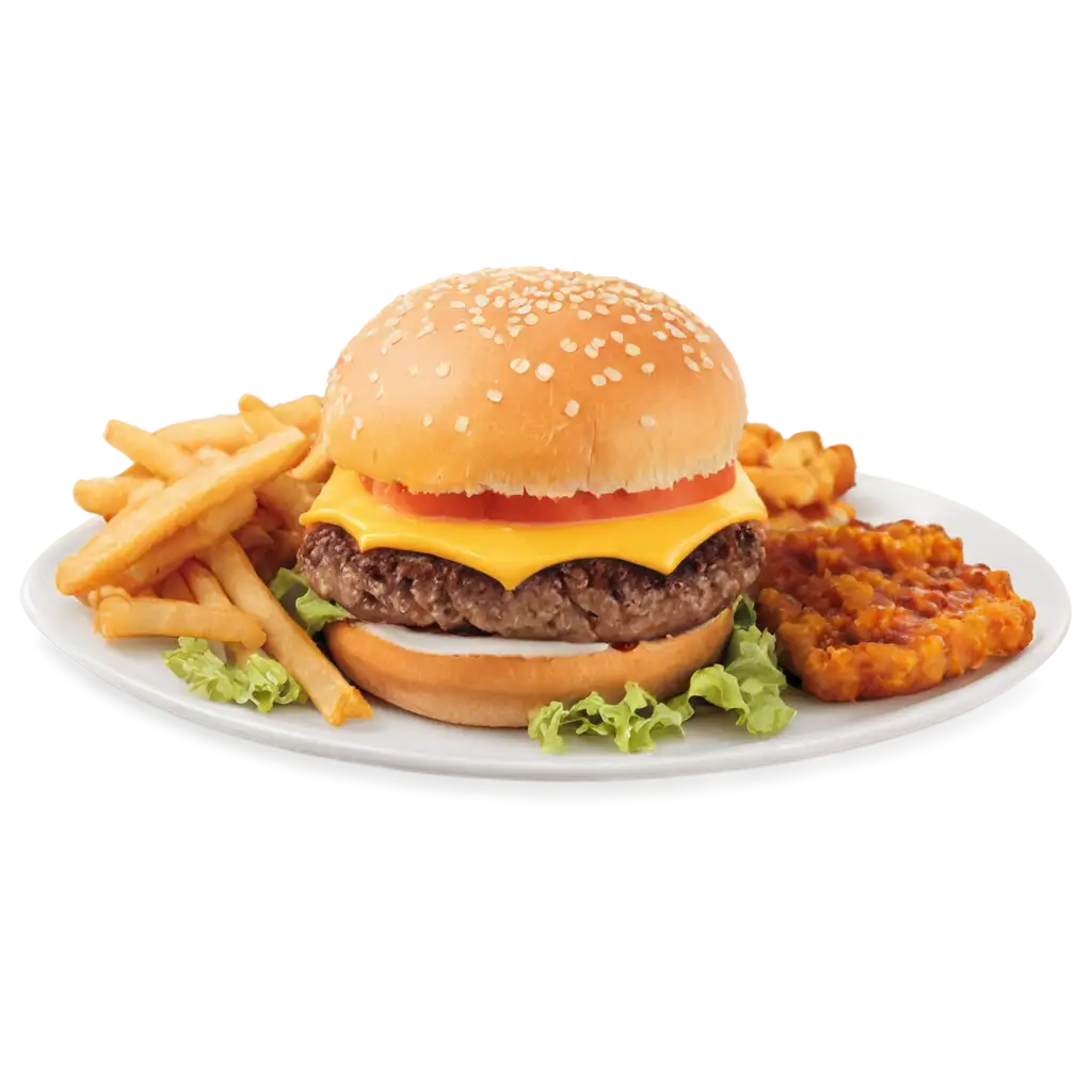 Delicious-Cheese-Burger-PNG-Image-HighQuality-Visual-Representation