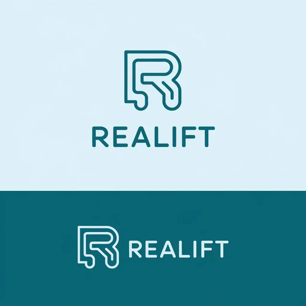 LOGO Design for Realift BusinessInspired Vector Logo with Clear Background