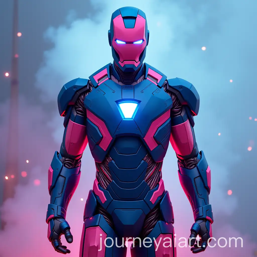 Blue-and-Pink-Iron-Man-in-Futuristic-Armor-Design