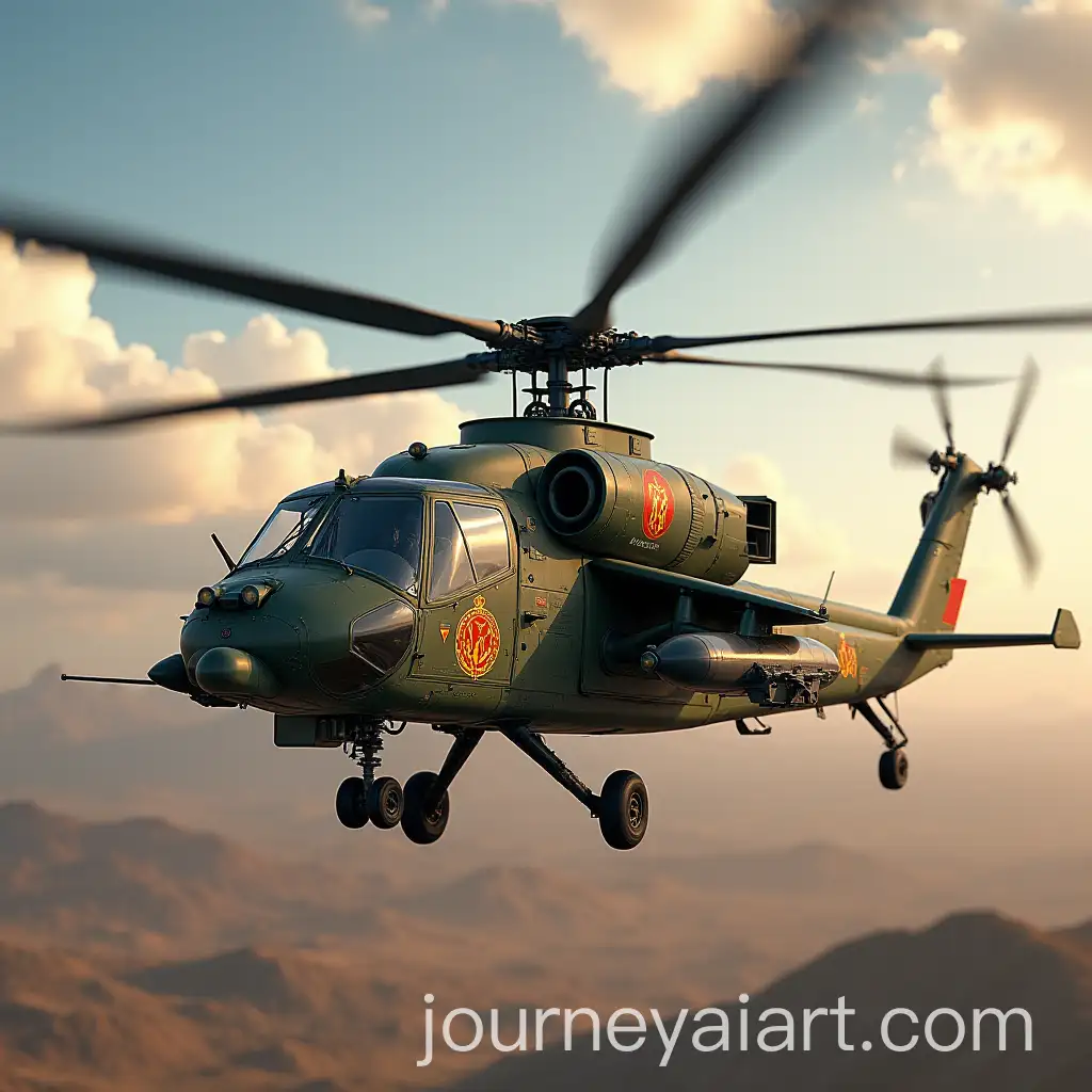 AchaemenidInspired-Combat-Helicopter-Design